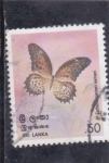 Stamps : Asia : Sri_Lanka :  Mariposa