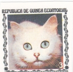 Sellos del Mundo : Africa : Guinea_Ecuatorial : gatos de raza