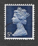 Stamps United Kingdom -  MH8 - Reina Isabel II del Reino Unido