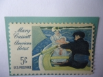 Stamps United States -  Mary Cassatt (1844-1926) Óleo,Paseo en el Bote- Serie:Artistas Americanas.