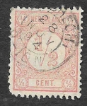 Stamps Netherlands -  34 - Número