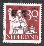 Sellos de Europa - Holanda -  421 - 150º Aniversario de la Fundación del Reino de los Países Bajos