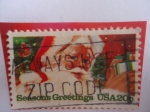 Stamps United States -  Christmas 1983 - Santa Claus