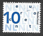 Stamps Netherlands -  1089 - Número