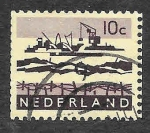 Sellos de Europa - Holanda -  403 - Dragando el Delta