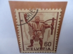 Stamps Switzerland -  William Tell - Serie: Representación Histórica.