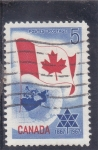 Stamps : America : Canada :  BANDERA CANADIENSE