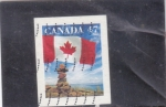 Stamps Canada -  BANDERA CANADIENSE