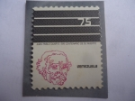 Stamps Venezuela -  Juan Pablo Duarte y Diez (1813-1876) Profesor y político Dominicano - Centenario de su Muerte.