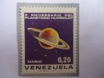 Stamps Venezuela -  Saturno - X Aniversario del Planetario Humboldt.