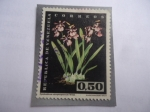 Stamps Venezuela -  Epidendrum atropurpureum Willd.