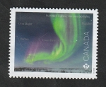 Sellos de America - Canad� -  Aurora boreal