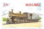 Stamps : Africa : Malawi :  ferrocarril