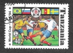 Stamps Tanzania -  1174A -  Campeonato del Mundo de Fútbol USA´94