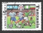 Stamps : Africa : Tanzania :  1174C - Campeonato del Mundo de Fútbol USA´74
