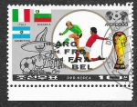 Stamps North Korea -  2557 - Campeonato Mundial de Fútbol de México
