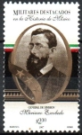 Stamps Mexico -  MILITARES.  MARIANO  ESCOBEDO. Scott 2024.