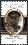 Stamps Mexico -  MILITARES.  FRANCISCO  L.  URQUIZO. Scott 2023.