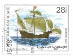 Stamps : Africa : Morocco :  barcos