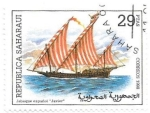 Stamps : Africa : Morocco :  barcos