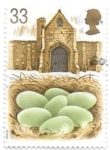 Stamps United Kingdom -  cisnes