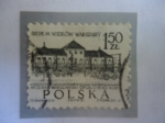 Stamps Poland -  700 Aniversario (7 Siglos) de Varsovia - Arsenal de Varsovia, Siglo XiX