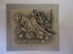 Stamps Cuba -  Caballero a Caballo - Sello del Rey Dinis - Sello Ecuestre del Rey.