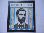 Stamps Venezuela -  Rómulo Gallegos (1884-1969) Centenario del Nacimiento del Presidente Gallegos - Su Firma.