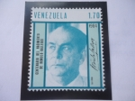 Sellos de America - Venezuela -  Rómulo Gallegos (1884-1969) Centenario del Nacimiento del Presidente Gallegos - Su Firma.