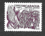 Stamps Nicaragua -  1610 - Reforma Agraria