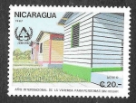 Stamps Nicaragua -  C1152 - Año Internacional de la Vivienda Para Personas sin Hogar