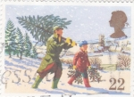 Stamps United Kingdom -  NAVIDAD