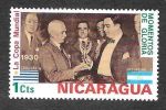 Stamps Nicaragua -  923 - Campeonato del Mundo de Fútbol