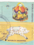 Stamps : America : Argentina :  JUEGOS INFANTILES