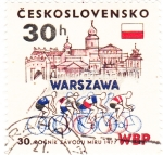 Stamps Czechoslovakia -  CICLISMO