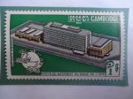Sellos de Asia - Camboya -  El Nuevo Edificio de la sede de la U.P.U. - Cede Principal.