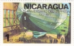 Stamps : America : Nicaragua :  75 ANIVERSARO DEL ZEPEPLIN 
