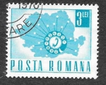 Sellos de Europa - Rumania -  1984 - XL Aniversario del Primer Teléfono Automático