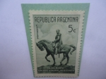 Stamps Argentina -  Monumento Teniente General Julio A. Roca (1843-1914)
