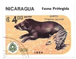 Stamps : America : Nicaragua :  fauna