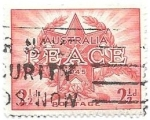 Stamps Australia -  paz