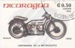 Sellos de America - Nicaragua -  CENTENARIO DE LA MOTOCICLETA