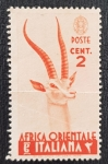 Stamps : Africa : Ethiopia :  Africa orientale italiana 2 cent
