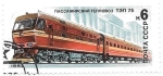Stamps Russia -  ferrocarril
