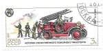 Stamps : Europe : Russia :  camion de bomberos