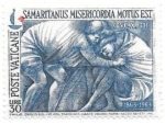 Stamps Vatican City -  el buen samaritano