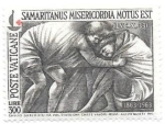 Stamps : Europe : Vatican_City :  el buen samaritano
