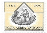 Sellos de Europa - Vaticano -  correo aereo