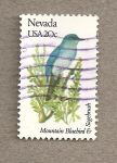 Stamps United States -  Flores y aves-Nevada