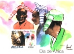 Sellos de Africa - Angola -  DIA  DE  AFRICA